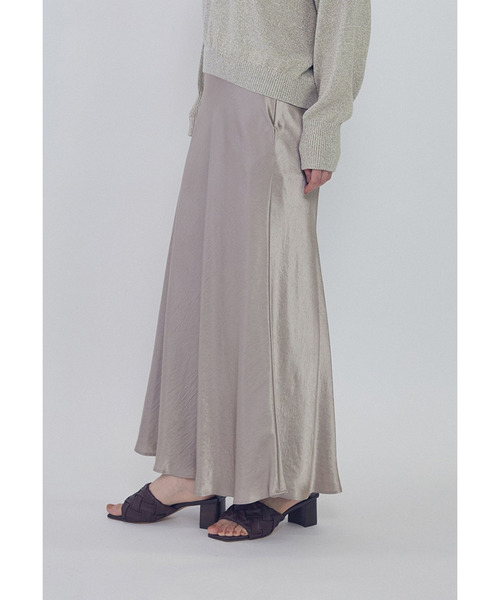 1er Arrondissement（プルミエアロンディスモン）の「【追加】ヴィンテージサテンスカート（スカート・レディース・オフホワイト/ベージュ/ブルー系その他4・38/36）」の13枚目の写真