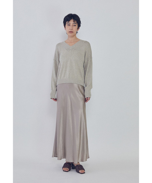 1er Arrondissement（プルミエアロンディスモン）の「【追加】ヴィンテージサテンスカート（スカート・レディース・オフホワイト/ベージュ/ブルー系その他4・38/36）」の12枚目の写真