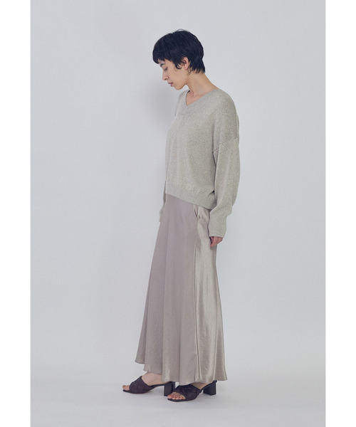 1er Arrondissement（プルミエアロンディスモン）の「【追加】ヴィンテージサテンスカート（スカート・レディース・オフホワイト/ベージュ/ブルー系その他4・38/36）」の10枚目の写真