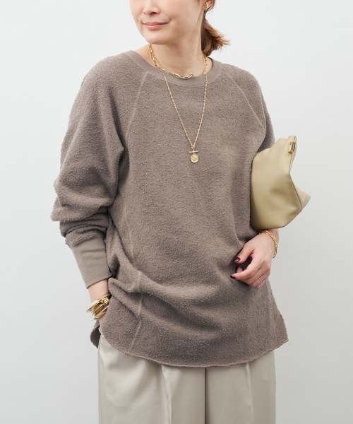 raspail(ラスパイユ)の「【Raspail/ラスパイユ】Nuance Sweat(Tシャツ/カットソー・レディース・カーキ/アイボリー・FREE)」の16枚目の写真