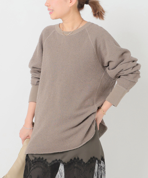 raspail(ラスパイユ)の「【Raspail/ラスパイユ】Nuance Sweat(Tシャツ/カットソー・レディース・カーキ/アイボリー・FREE)」の6枚目の写真
