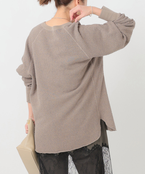raspail(ラスパイユ)の「【Raspail/ラスパイユ】Nuance Sweat(Tシャツ/カットソー・レディース・カーキ/アイボリー・FREE)」の3枚目の写真
