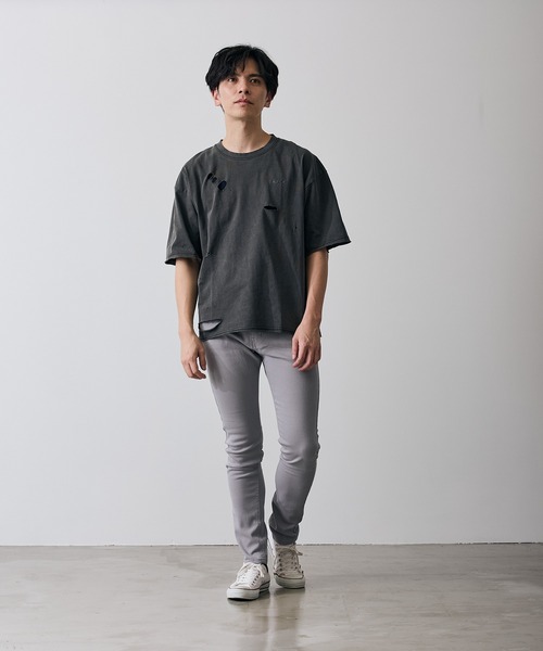 improves（インプローブス）の「フィーチャーロゴ 半袖 グランジ Tシャツ（Tシャツ/カットソー・メンズ・ブラウン/ブラック・X-LARGE/LARGE/MEDIUM/SMALL）」の11枚目の写真