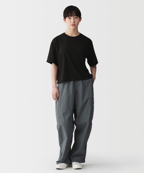 無印良品(ムジルシリョウヒン)の「婦人 撥水 ユーティリティーイージーワイドパンツ(その他パンツ・レディース・オフホワイト/グレー系/ブラック/ラベンダー・XL/L/M/S)」の14枚目の写真