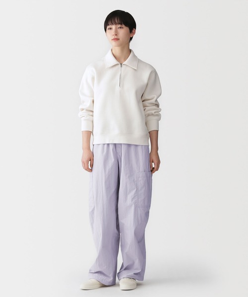 無印良品(ムジルシリョウヒン)の「婦人 撥水 ユーティリティーイージーワイドパンツ(その他パンツ・レディース・オフホワイト/グレー系/ブラック/ラベンダー・XL/L/M/S)」の11枚目の写真