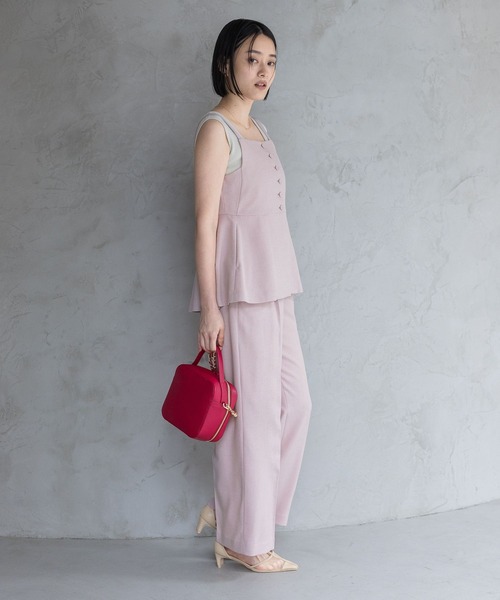 A part by（アパートバイ）の「【多機能・セットアップ対応可能】リネンライクパンツ（その他パンツ・レディース・ブラック系その他2/ベージュ/ブルー/ピンク系その他・SMALL/MEDIUM）」の12枚目の写真