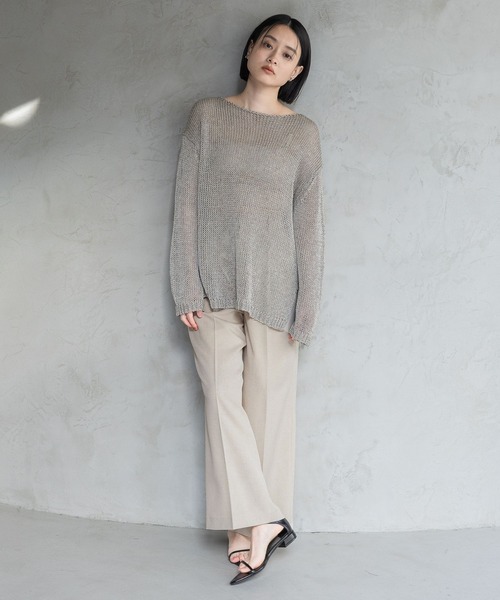 A part by（アパートバイ）の「【多機能・セットアップ対応可能】リネンライクパンツ（その他パンツ・レディース・ブラック系その他2/ベージュ/ブルー/ピンク系その他・SMALL/MEDIUM）」の16枚目の写真