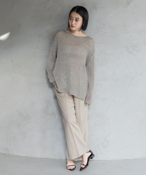 A part by（アパートバイ）の「【多機能・セットアップ対応可能】リネンライクパンツ（その他パンツ・レディース・ブラック系その他2/ベージュ/ブルー/ピンク系その他・SMALL/MEDIUM）」の17枚目の写真