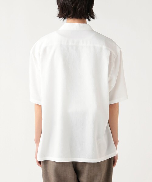 BEAMS HEART(ビームスハート)の「【7/9値下げ】ポリエステル 楊柳 オープンカラー シャツ(シャツ/ブラウス・メンズ・ホワイト/ネイビー・LARGE/MEDIUM/SMALL)」の18枚目の写真
