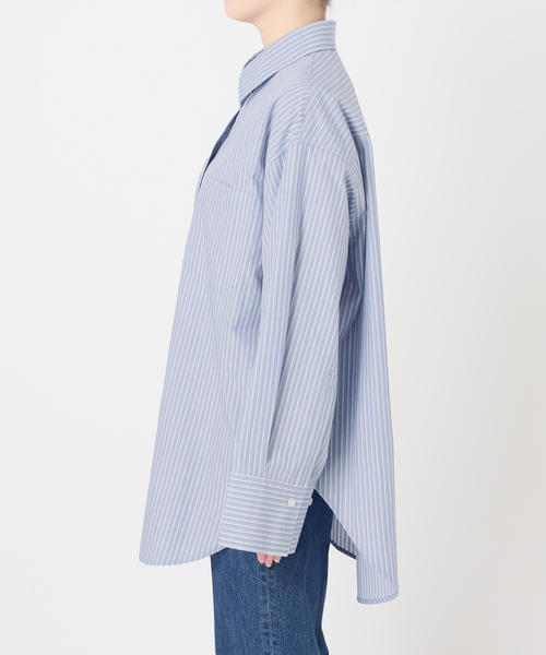 B.C STOCK(ベーセーストック)の「ウォッシャブル / オーバーシャツ(シャツ/ブラウス・レディース・ホワイト/グリーン/ピンク/ブルー/ベージュ・FREE)」の20枚目の写真