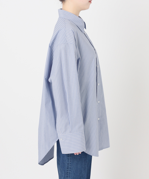 B.C STOCK(ベーセーストック)の「ウォッシャブル / オーバーシャツ(シャツ/ブラウス・レディース・ホワイト/グリーン/ピンク/ブルー/ベージュ・FREE)」の22枚目の写真