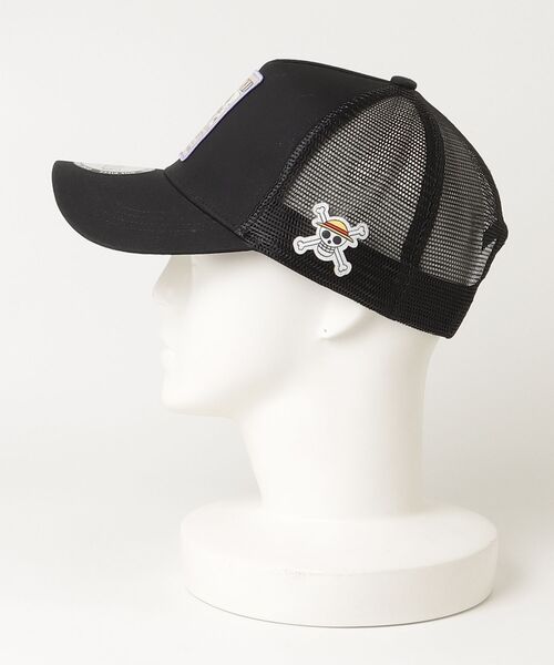 Lafayette（ラファイエット）の「ワンピース ルフィ メッシュキャップ [OP-MCP03 MESH CAP ONE PIECE LUFFY]（キャップ・メンズ・ブラック・FREE）」の3枚目の写真