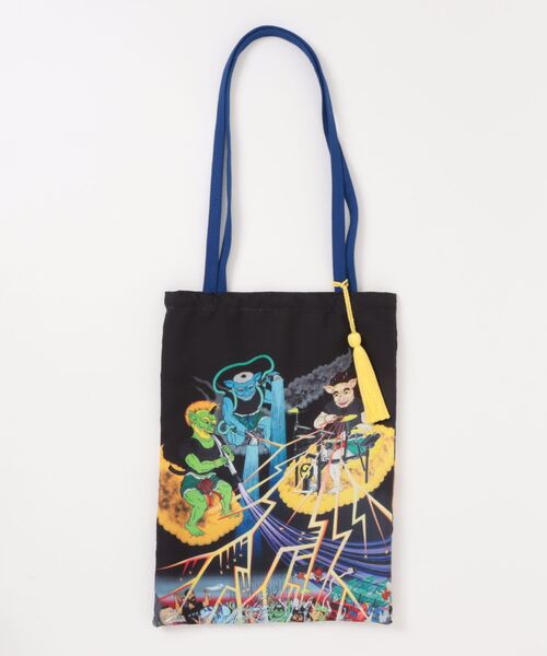 カヤ（カヤ）の「【鈴木ひょっとこ×倭物やカヤ】トートバッグ（トートバッグ・レディース・その他1/その他2/その他3/その他5/その他4・FREE）」の2枚目の写真