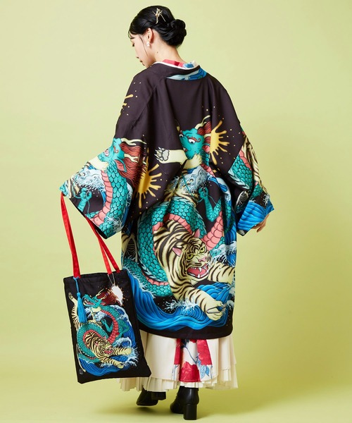 カヤ（カヤ）の「【鈴木ひょっとこ×倭物やカヤ】トートバッグ（トートバッグ・レディース・その他1/その他2/その他3/その他5/その他4・FREE）」の18枚目の写真