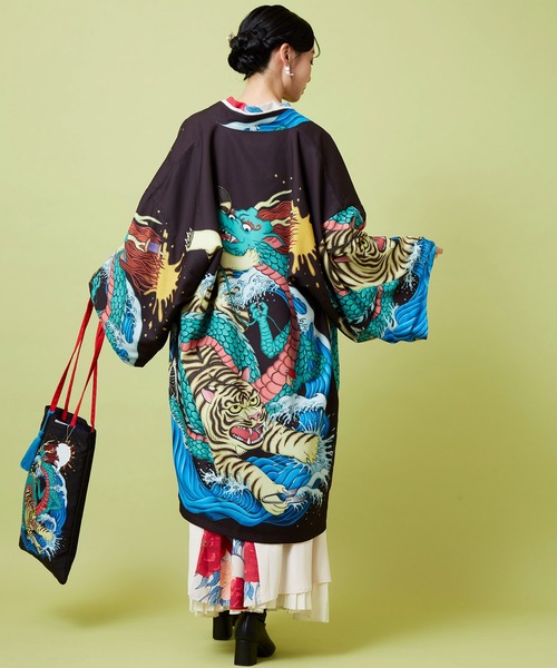 カヤ（カヤ）の「【鈴木ひょっとこ×倭物やカヤ】トートバッグ（トートバッグ・レディース・その他1/その他2/その他3/その他5/その他4・FREE）」の19枚目の写真