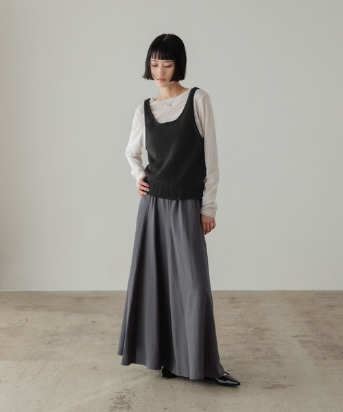 LOWRYS FARM(ローリーズファーム)の「フィブリルフレアスカート 656368(スカート・レディース・ブラック/アイボリー/ブルー/グレー・LARGE/MEDIUM)」の21枚目の写真