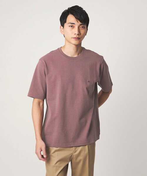 BROOKS BROTHERS（ブルックスブラザーズ）の「【別注】＜Brooks Brothers＞GLR カノコ クルーネック Tシャツ（Tシャツ/カットソー・メンズ・パープル/オリーブ/ブラック・L/S/M）」の20枚目の写真