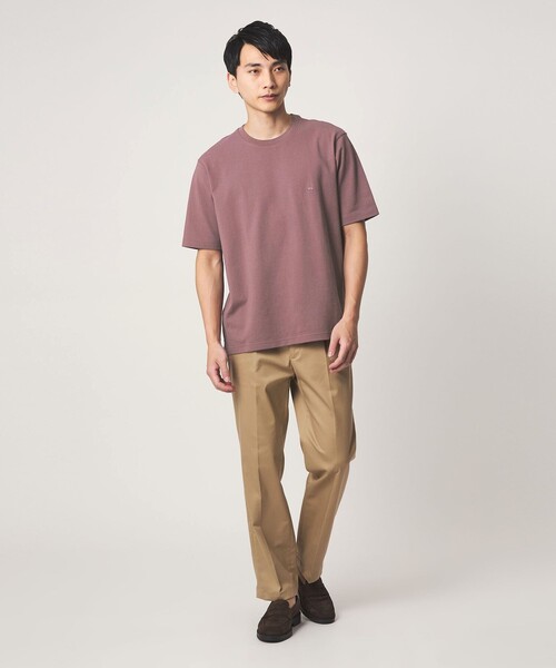 BROOKS BROTHERS（ブルックスブラザーズ）の「【別注】＜Brooks Brothers＞GLR カノコ クルーネック Tシャツ（Tシャツ/カットソー・メンズ・パープル/オリーブ/ブラック・L/S/M）」の21枚目の写真