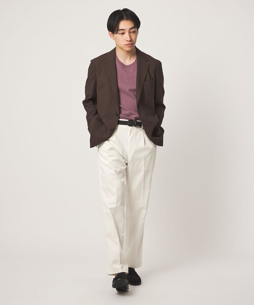BROOKS BROTHERS(ブルックスブラザーズ)の「【別注】<Brooks Brothers>GLR カノコ クルーネック Tシャツ(Tシャツ/カットソー・メンズ・パープル/オリーブ/ブラック・L/S/M)」の5枚目の写真