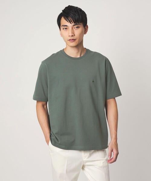 BROOKS BROTHERS(ブルックスブラザーズ)の「【別注】<Brooks Brothers>GLR カノコ クルーネック Tシャツ(Tシャツ/カットソー・メンズ・パープル/オリーブ/ブラック・L/S/M)」の13枚目の写真