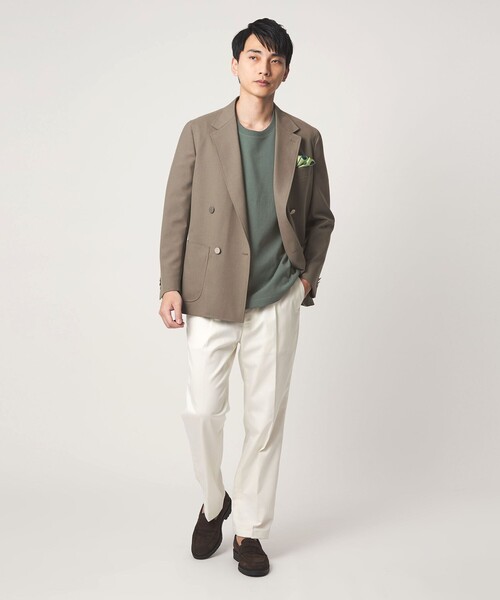 BROOKS BROTHERS（ブルックスブラザーズ）の「【別注】＜Brooks Brothers＞GLR カノコ クルーネック Tシャツ（Tシャツ/カットソー・メンズ・パープル/オリーブ/ブラック・L/S/M）」の6枚目の写真