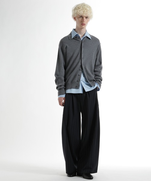 HARE（ハレ）の「ブロードドレスシャツ(HARE)（シャツ/ブラウス・メンズ・サックスブルー/ホワイト/グレー/ブラック・MEDIUM/SMALL）」の15枚目の写真