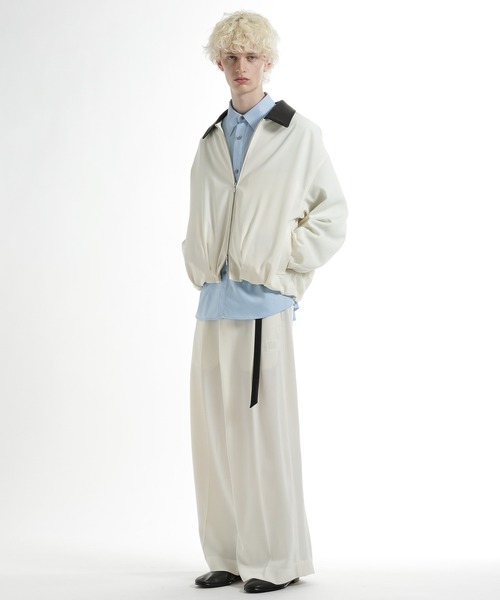 HARE（ハレ）の「ブロードドレスシャツ(HARE)（シャツ/ブラウス・メンズ・サックスブルー/ホワイト/グレー/ブラック・MEDIUM/SMALL）」の18枚目の写真