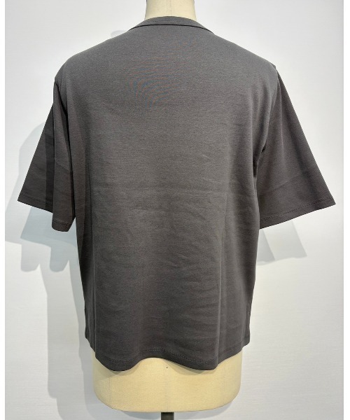 MULEXS(ミューレクス)の「【LL/3L】コットン100% ビッグTシャツ 半袖 オーバーサイズ カットソー レディース 大きいサイズ 体型カバー(Tシャツ/カットソー・レディース・ブルー/チャコール/ピンク/ブラウン・LL/3L(UB-))」の9枚目の写真