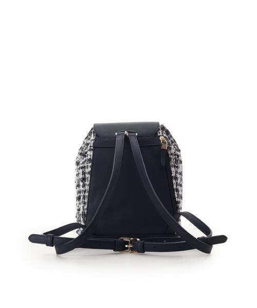 Samantha Thavasa(サマンサタバサ)の「オリジナル金具ツイード リュック(バックパック/リュック・レディース・ピンク/ネイビー・FREE)」の10枚目の写真