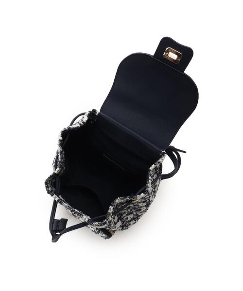 Samantha Thavasa(サマンサタバサ)の「オリジナル金具ツイード リュック(バックパック/リュック・レディース・ピンク/ネイビー・FREE)」の11枚目の写真