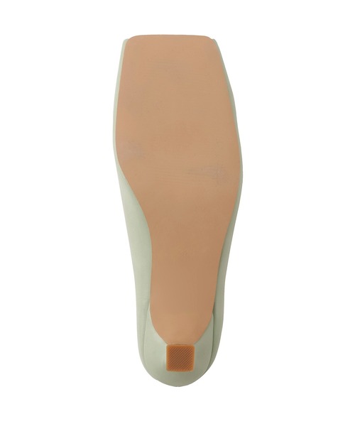 ADAM ET ROPE'（アダムエロペ）の「スクエアトゥカーブラインミュール（サンダル・レディース・オフホワイト/ライトグリーン/ブラック・24.5/24/23.5/23）」の22枚目の写真