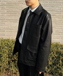 INTEMPOMOOD（インテンポムード）の「コーチマンワークジャケット_ブラック（ライダースジャケット）」