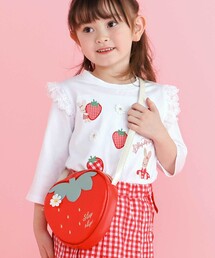 SLAP SLIP（スラップスリップ）の「お花レース付きハート型イチゴポシェット（ショルダーバッグ）」