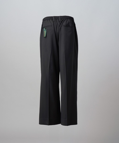 MAISON SPECIAL(メゾンスペシャル)の「《UNISEX》【Loro Piana Fabric】Prime-Wide Two-tuck Trousers/【ロロ・ピアーナ ファブリック】プライムワイドツータックスラックス【MAISON SPECIAL/メゾンスペシャル】■セットアップ対応■(スラックス・メンズ・ブラック・1/0/2)」の9枚目の写真