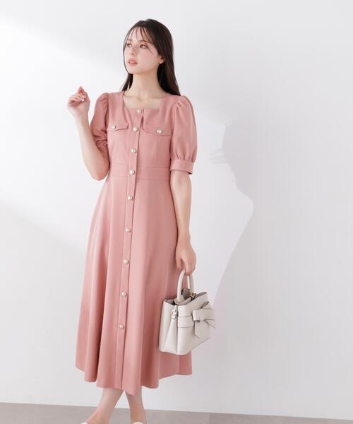 PROPORTION BODY DRESSING（プロポーションボディドレッシング）の「フロント釦ワンピース / 1216140313（ワンピース・レディース・ネイビー/ピンク/ブルー・MEDIUM/P/S/SMALL）」の17枚目の写真