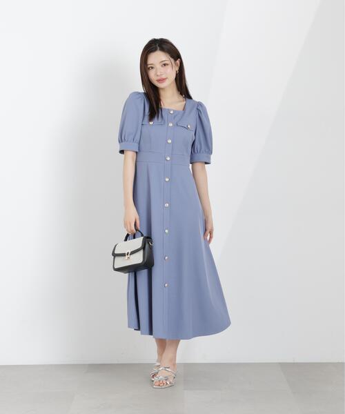 PROPORTION BODY DRESSING（プロポーションボディドレッシング）の「フロント釦ワンピース / 1216140313（ワンピース・レディース・ネイビー/ピンク/ブルー・MEDIUM/P/S/SMALL）」の9枚目の写真