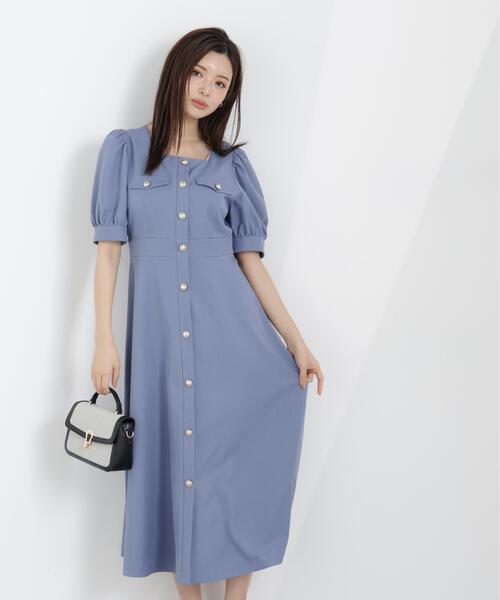 PROPORTION BODY DRESSING（プロポーションボディドレッシング）の「フロント釦ワンピース / 1216140313（ワンピース・レディース・ネイビー/ピンク/ブルー・MEDIUM/P/S/SMALL）」の10枚目の写真