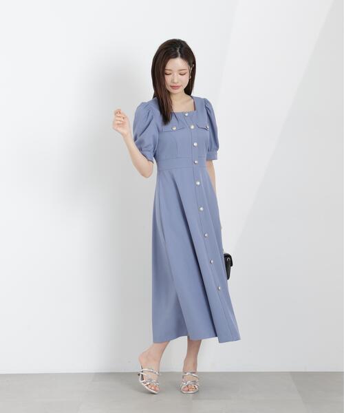 PROPORTION BODY DRESSING（プロポーションボディドレッシング）の「フロント釦ワンピース / 1216140313（ワンピース・レディース・ネイビー/ピンク/ブルー・MEDIUM/P/S/SMALL）」の12枚目の写真