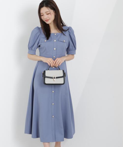 PROPORTION BODY DRESSING（プロポーションボディドレッシング）の「フロント釦ワンピース / 1216140313（ワンピース・レディース・ネイビー/ピンク/ブルー・MEDIUM/P/S/SMALL）」の13枚目の写真