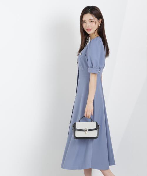 PROPORTION BODY DRESSING（プロポーションボディドレッシング）の「フロント釦ワンピース / 1216140313（ワンピース・レディース・ネイビー/ピンク/ブルー・MEDIUM/P/S/SMALL）」の14枚目の写真