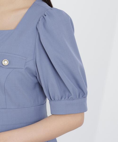 PROPORTION BODY DRESSING(プロポーションボディドレッシング)の「フロント釦ワンピース / 1216140313(ワンピース・レディース・ネイビー/ピンク/ブルー・MEDIUM/P/S/SMALL)」の7枚目の写真