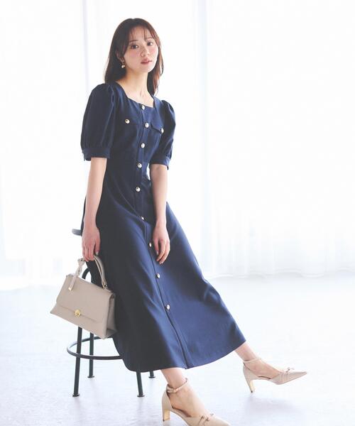PROPORTION BODY DRESSING(プロポーションボディドレッシング)の「フロント釦ワンピース / 1216140313(ワンピース・レディース・ネイビー/ピンク/ブルー・MEDIUM/P/S/SMALL)」の19枚目の写真