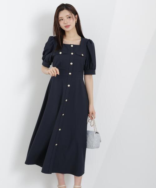 PROPORTION BODY DRESSING(プロポーションボディドレッシング)の「フロント釦ワンピース / 1216140313(ワンピース・レディース・ネイビー/ピンク/ブルー・MEDIUM/P/S/SMALL)」の11枚目の写真