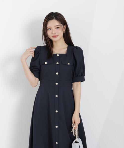 PROPORTION BODY DRESSING(プロポーションボディドレッシング)の「フロント釦ワンピース / 1216140313(ワンピース・レディース・ネイビー/ピンク/ブルー・MEDIUM/P/S/SMALL)」の6枚目の写真