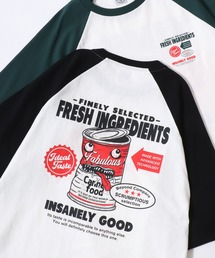 Lazar | Character Print SS Tee/接触冷感 オーバーサイズ アメカジテイスト キャラクター 半袖Tシャツ/ラグランT/リンガーT/レディース メンズ(Tシャツ/カットソー)