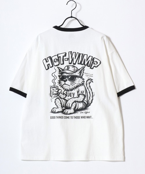 Lazar(ラザル)の「Character Print SS Tee/接触冷感 オーバーサイズ アメカジテイスト キャラクター 半袖Tシャツ/ラグランT/リンガーT/レディース メンズ(Tシャツ/カットソー・レディース・レッド/グリーン/ホワイト系その他3/ホワイト系その他/ホワイト/ホワイト系その他2/ブラック系その他/ブラック・L/M)」の18枚目の写真