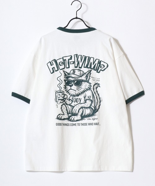 Lazar(ラザル)の「Character Print SS Tee/接触冷感 オーバーサイズ アメカジテイスト キャラクター 半袖Tシャツ/ラグランT/リンガーT/レディース メンズ(Tシャツ/カットソー・レディース・レッド/グリーン/ホワイト系その他3/ホワイト系その他/ホワイト/ホワイト系その他2/ブラック系その他/ブラック・L/M)」の20枚目の写真