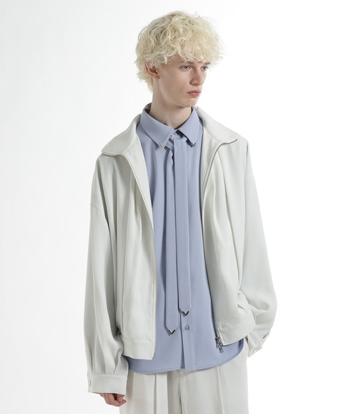 HARE（ハレ）の「【SET UP対応】TOROMIバルーンブルゾン（ブルゾン・メンズ・ブラック系その他/ブラック/ホワイト・SMALL/MEDIUM）」の2枚目の写真