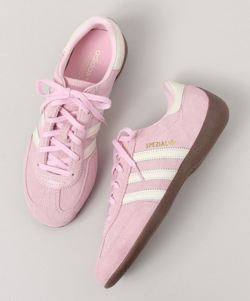 adidas(アディダス)の「【adidas】ハンドボールスペツィアルロープロファイル/HandballSpezialLoPro(スニーカー・レディース・ブラック/ピンク系その他・FREE)」の1枚目の写真