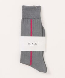 H.A.K（ハク）の「ワイドリブラインラメソックス（ソックス/靴下）」